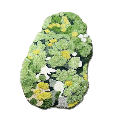 Handmade Moss Rug 002