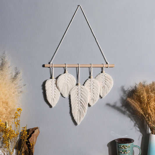 Macrame Leaf Wall Hanging