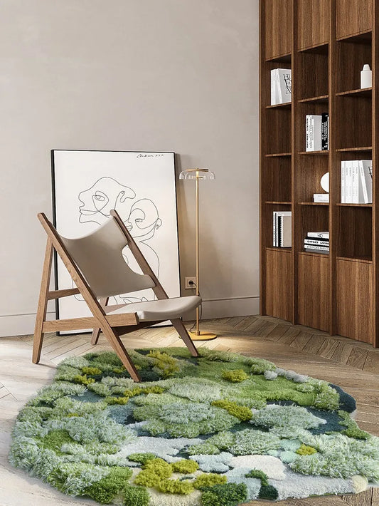 Handmade Moss Rug 002